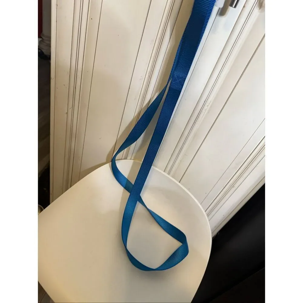 Top Paw Pet Dog Nylon Gunmetal Core Dog Leash Blue Size 6Ft NWT